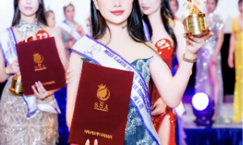 Nguyễn Thị Quỳnh - Á hậu 1 tỏa sáng tại Hoa hậu Doanh nhân Hòa bình Trái đất Quốc tế 2026