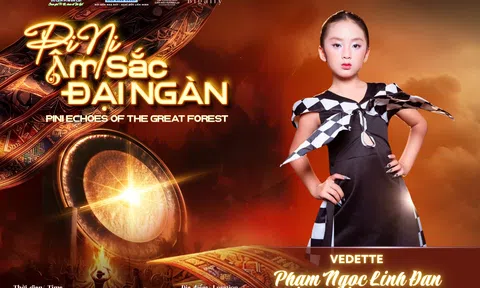 Phạm Ngọc Linh Đan – Mẫu nhí tài năng tỏa sáng ở vị trí vedette PINI “Âm Sắc Đại Ngàn”