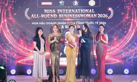 Nữ doanh nhân Sáu Mira dành danh vị Á hậu 3 Hoa hậu doanh nhân toàn năng quốc tế 2026