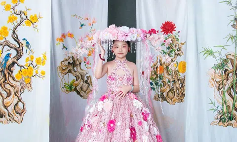 VEDDET 9 TUỔI HUỲNH HOA THIÊN ÂN: TỎA SÁNG CÙNG BST SẮC HỘI LAN TỎA TÌNH YÊU VĂN HÓA VIỆT