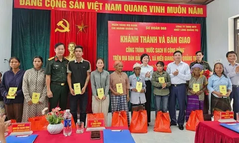 MB Quảng Trị bàn giao công trình “Nước sạch vì cộng đồng” tại Bản Chùa