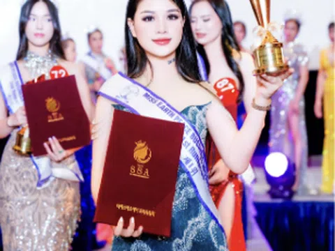 Nguyễn Thị Quỳnh - Á hậu 1 tỏa sáng tại Hoa hậu Doanh nhân Hòa bình Trái đất Quốc tế 2026