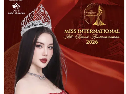 Hoa Hậu Jennifer Ly đại sứ hình ảnh Miss International All-Round Businesswoman 2026, lan tỏa giá trị nữ doanh nhân hiện đại