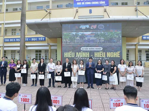 THPT Yên Hòa: Trải nghiệm nghề nghiệp cùng Viện Khoa học Giáo dục – bước đầu để học sinh hiểu mình, chọn đúng nghề