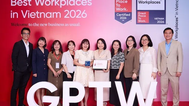 Amway Việt Nam hai năm liên tiếp đứng top nơi làm việc xuất sắc hàng đầu Việt Nam 2026